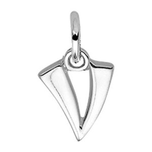 010-02785K Letterhanger V Zilver