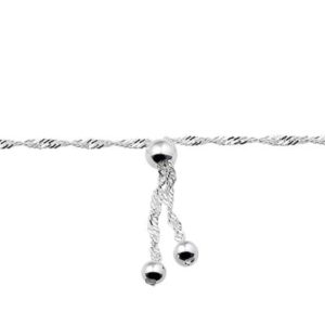 010-04314K Enkelbandje Zilver