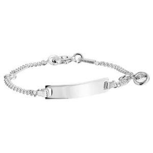 010-19611K Graveerarmband met Zirkonia Z