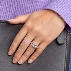 013-14786K Ring Zilver met zirkonia