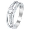 013-16308K Ring Zilver met zirkonia