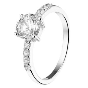 013-18208K Ring Zilver met zirkonia
