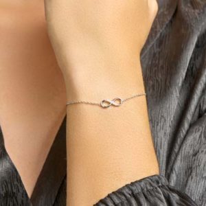 013-18855K Armband met infinity Z 1.0 mm