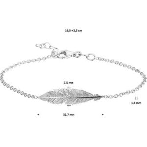 013-19528K Armband met Veer Z 1.8 mm