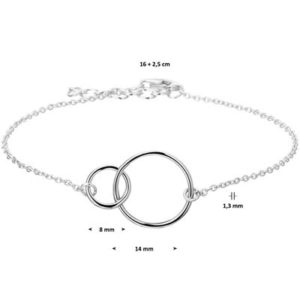 013-23951K Armband met rondjes Z 1.3 mm