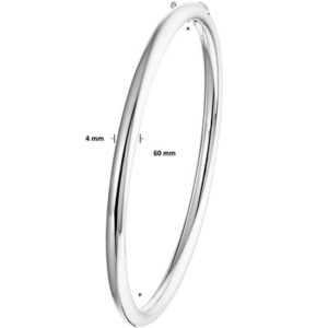 013-28175K Bangle armband Zilver 4.0 mm