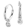 013-28385K Oorringen met Zirkonia hanger Z