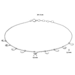 013-28392K Enkelbandje Zilver