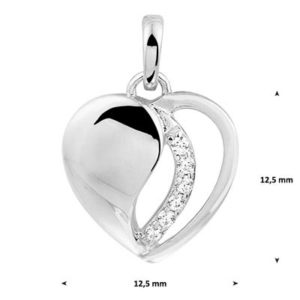 013-28699K Hanger Hart met zirkonia