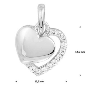 013-28700K Hanger Hart met zirkonia