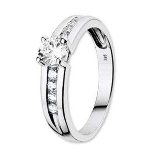 041-01831K Ring Witgoud Zirkonia