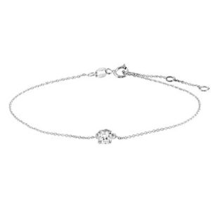 041-04141K Armband Witgoud Zirkonia