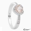 R2019-53 Eclat Ring met diamant en morganiet