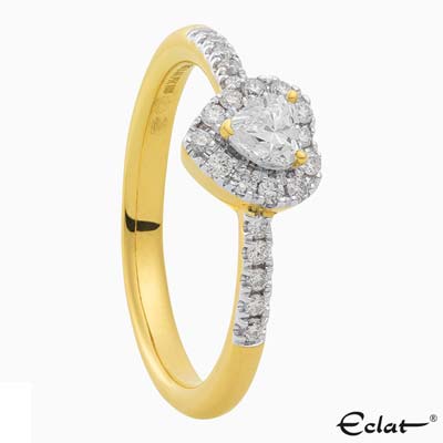 R2019-54 Eclat Ring met diamant