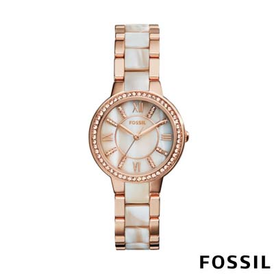 Fossil Dames horloge Virginia ES3716 - Goudsmederij Bommel
