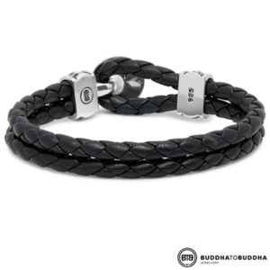 220BL Ben Buddha to Buddha Knot armband