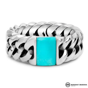 603TQ Buddha to Buddha Chain Stone Ring