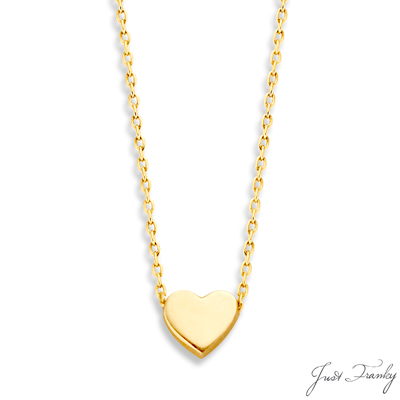 Just Franky Capital Heart Collier