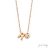 Just Franky 1 Capital 1 Diamond Collier