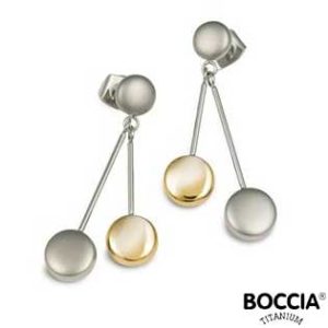 0568-02 Boccia Titanium oorbellen