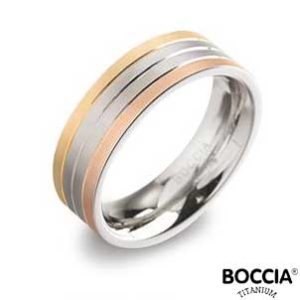 0135-03 Boccia Titanium Ring