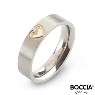 0143-02 Boccia Titanium Ring