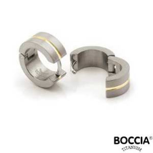 0503-03 Boccia Titanium oorbellen