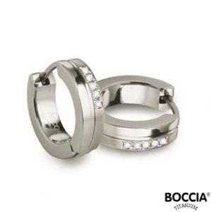 0510-11 Boccia Titanium oorbellen