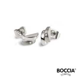 0552-02 Boccia Titanium oorbellen