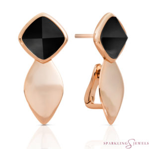 EAR05-G07 Sparkling Jewels Onyx