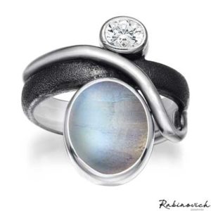 40803021 Rabinovich Ring Maansteen