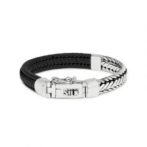 193BLK Silk armband