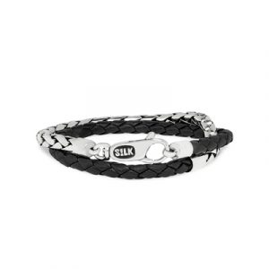 265BLK Silk armband