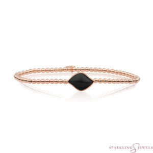 SB-RG-3MM-BSG07 Sparkling Jewels Armband