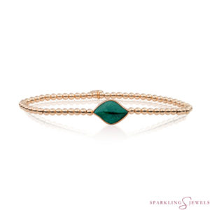 SB-RG-3MM-BSG16 Sparkling Jewels Armband