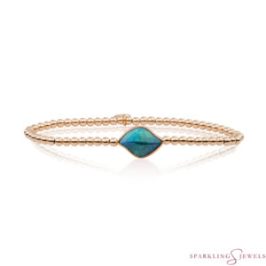 SB-RG-3MM-BSG18 Sparkling Jewels Armband