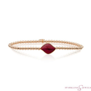 SB-RG-3MM-BSG39 Sparkling Jewels Armband