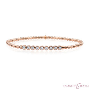 SB-RG-3MM-TB01 Sparkling Jewels Armband