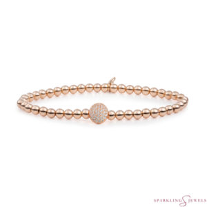 SB-RG-4MM-DISC Sparkling Jewels Armband