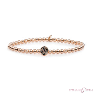 SB-RG-4MM-DISC-BL Sparkling Jewels Armband