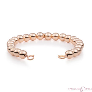 SB-RG-6MM Sparkling Jewels Armband Roségoud