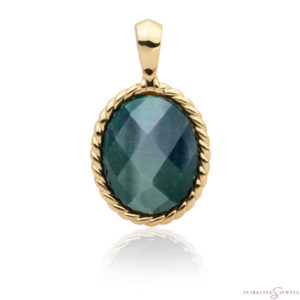 SPG21-G18 Sparkling Jewels Pendant Labradoriet