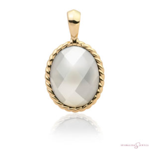SPG21-P01 Sparkling Jewels Pendant Parelmoer