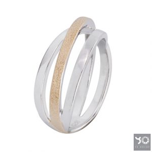 T0901 Subway Gold Yo Design Ring