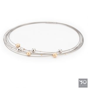 T0947 Venus Gold Yo Design Collier