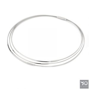T1021 Jagan White Yo Design Collier