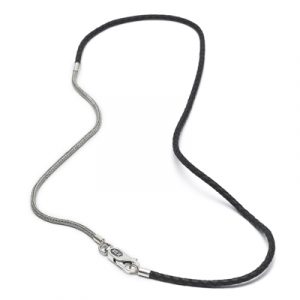 325BLK Silk collier