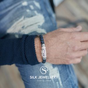 326BBU Silk armband