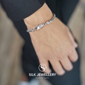 330WHT Silk armband