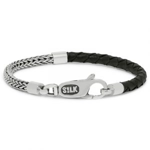 355BLK Silk armband